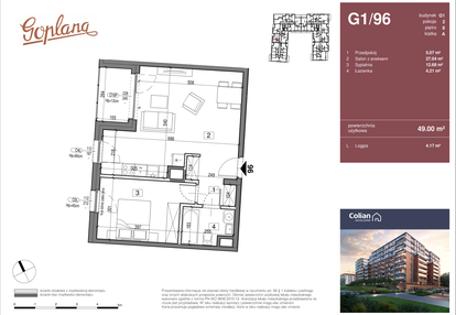 Mieszkanie w inwestycji: Goplana budynek G