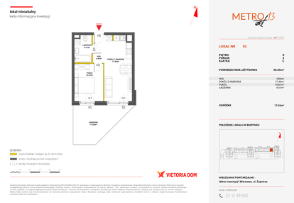 Mieszkanie w inwestycji: Metro Art 13