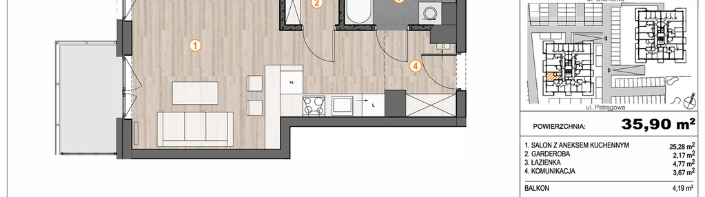 Mieszkanie w inwestycji: Osiedle Łososiowa