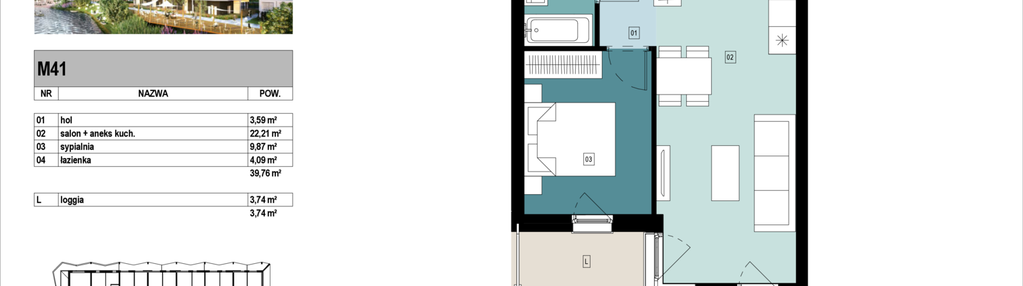 Mieszkanie w inwestycji: Panorama Kwiatkowskiego