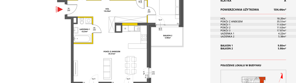 Mieszkanie w inwestycji: Metro Art 7