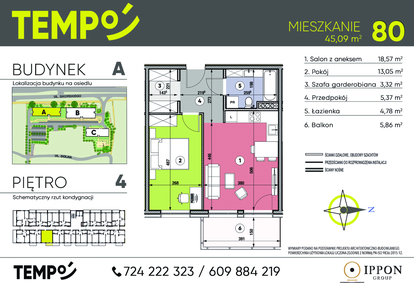 Mieszkanie w inwestycji: Osiedle TEMPO