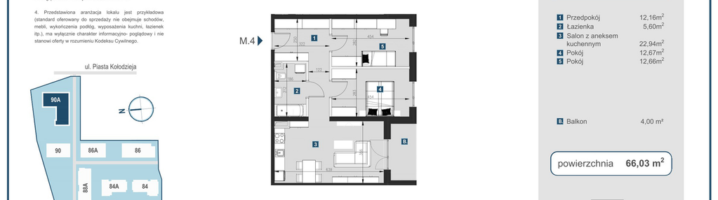 Mieszkanie w inwestycji: Piasta Towers bud. 90A