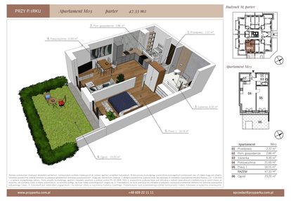 Mieszkanie w inwestycji: Przy Parku etap II