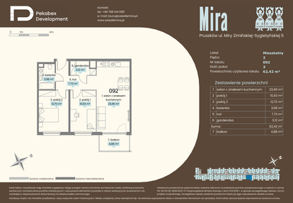 Mieszkanie w inwestycji: Mira