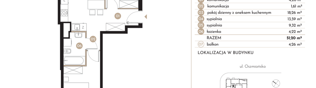 Mieszkanie w inwestycji: Moja Oszmiańska