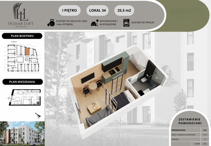 Mieszkanie w inwestycji: Hussar Loft - Apartamenty inwestycyjne