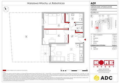 Mieszkanie w inwestycji: Zakątek Włochy