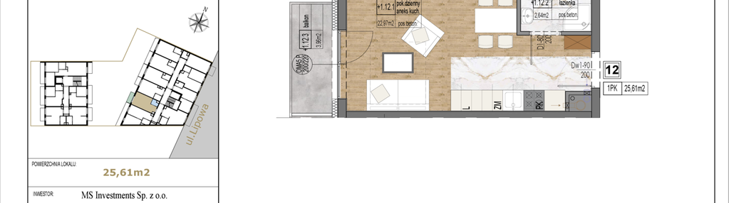 Mieszkanie w inwestycji: Lipowa 45