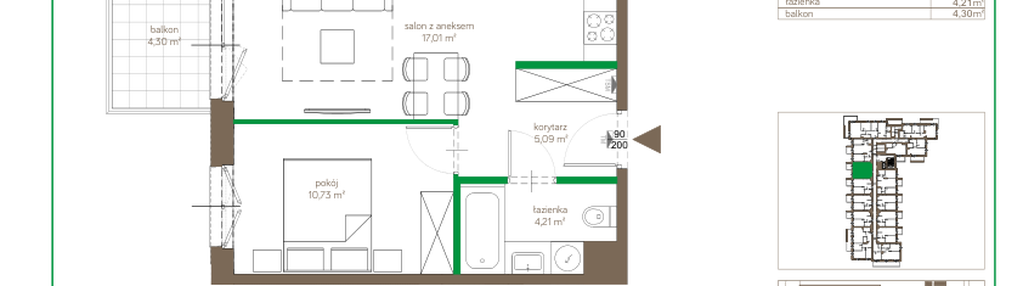 Mieszkanie w inwestycji: Ostródzka 123 - II etap