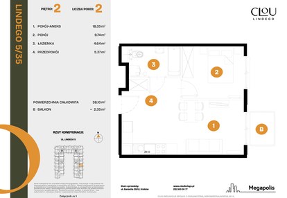 Mieszkanie w inwestycji: CLOU LINDEGO