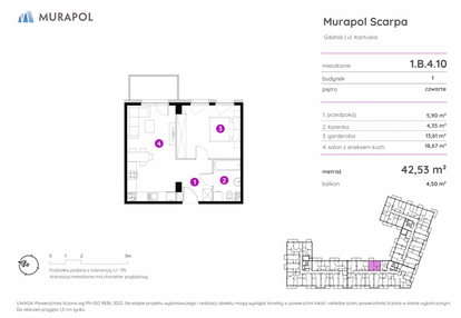 Mieszkanie w inwestycji: Murapol Scarpa