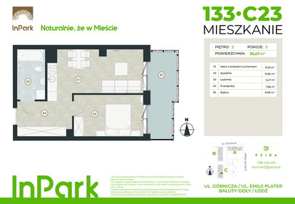 Mieszkanie w inwestycji: InPark