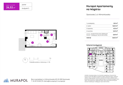 Mieszkanie w inwestycji: Murapol Apartamenty na Wzgórzu - bud. 4 i 5