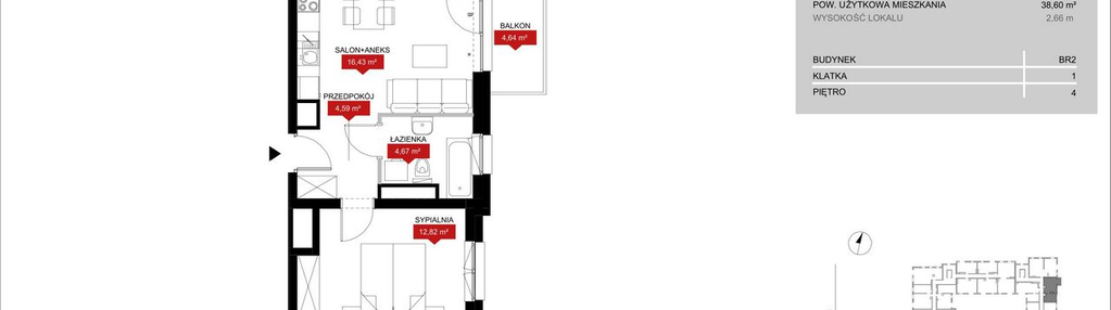 Mieszkanie w inwestycji: Browary Wrocławskie 2