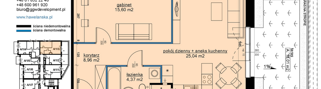 Mieszkanie w inwestycji: Osiedle Hawelańska etap III - bud. A