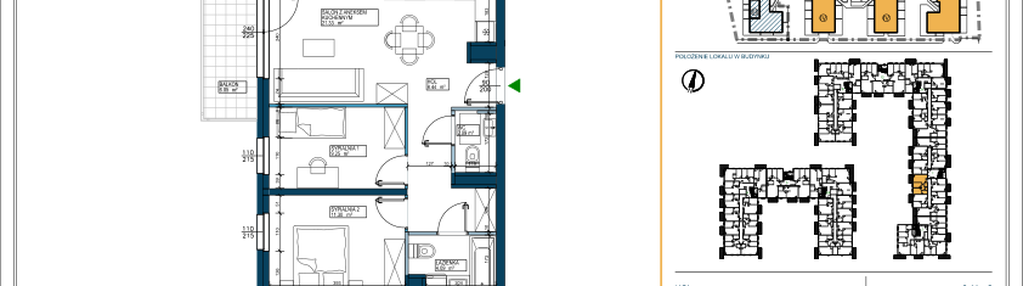 Mieszkanie w inwestycji: Osiedle Hemara - etap III bud. 2 i 3