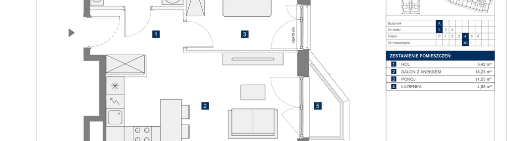 Mieszkanie w inwestycji: Osiedle przy Wielickiej