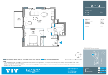 Mieszkanie w inwestycji: Talarowa Park