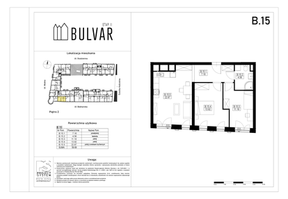 Mieszkanie w inwestycji: Bulvar etap II