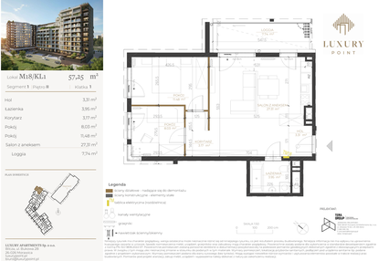 Mieszkanie w inwestycji: LUXURY POINT