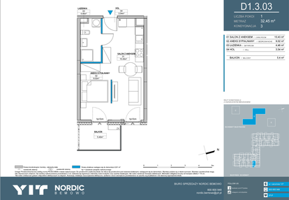Mieszkanie w inwestycji: Nordic Bemowo - etap IV