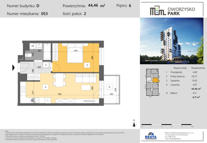 Mieszkanie w inwestycji: Dworzysko Park - Etap III