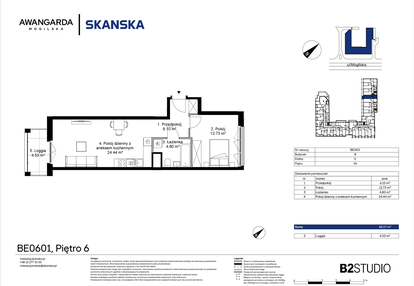 Mieszkanie w inwestycji: Awangarda Mogilska
