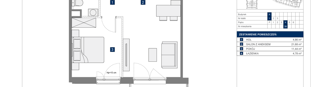 Mieszkanie w inwestycji: Osiedle przy Wielickiej