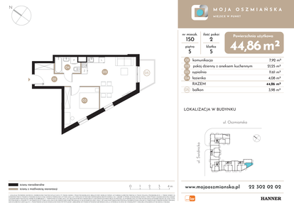 Mieszkanie w inwestycji: Moja Oszmiańska