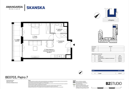 Mieszkanie w inwestycji: Awangarda Mogilska