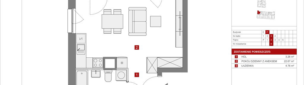 Mieszkanie w inwestycji: Osiedle Górka Narodowa etap 5