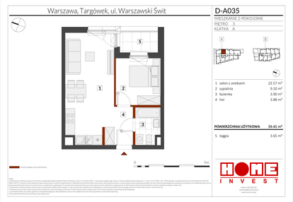 Mieszkanie w inwestycji: Warszawski Świt etap VI