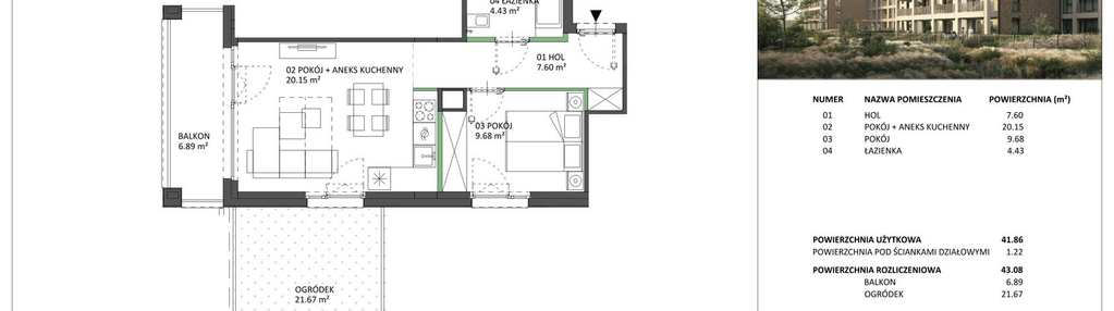 Mieszkanie w inwestycji: Hillence etap 2