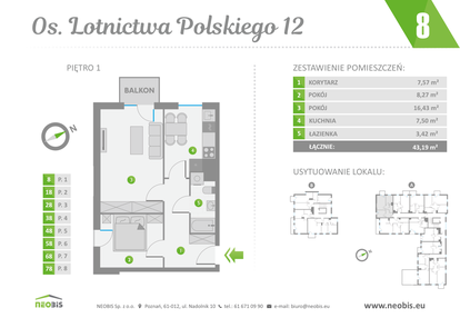 Mieszkanie w inwestycji: Os. Lotnictwa Polskiego 12