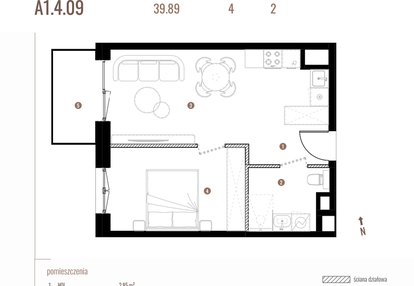 Mieszkanie w inwestycji: Belg Apartamenty etap II