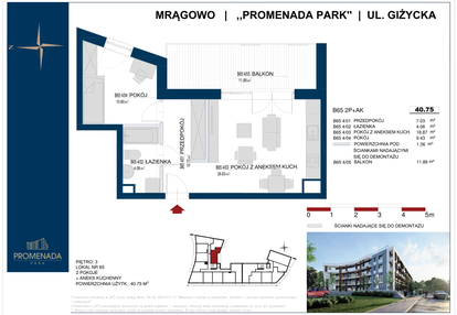 Mieszkanie w inwestycji: Promenada Park