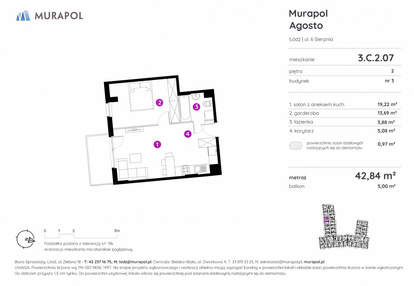 Mieszkanie w inwestycji: Murapol Agosto