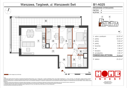 Mieszkanie w inwestycji: Warszawski Świt etap VIII