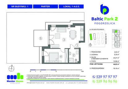 Mieszkanie w inwestycji: Baltic Park 2 Pogorzelica bud. 1 i 2