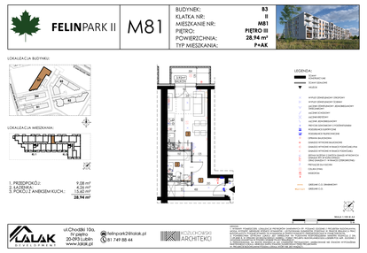 Mieszkanie w inwestycji: Felin Park II etap 2