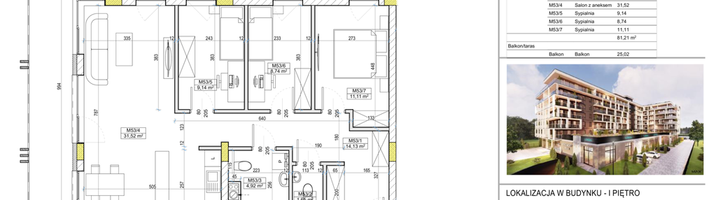 Mieszkanie w inwestycji: Apartamenty Widok Włoszczowa