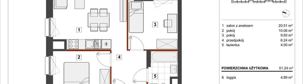 Mieszkanie w inwestycji: Warszawski Świt etap VII