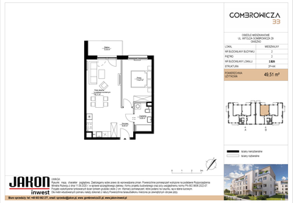 Mieszkanie w inwestycji: Gombrowicza 33 - etap II
