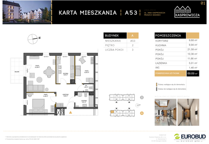 Mieszkanie w inwestycji: Osiedle Kasprowicza