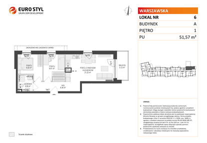 Mieszkanie w inwestycji: Osiedle Warszawska etap IV