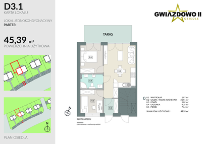 Mieszkanie w inwestycji: Gwiazdowo II