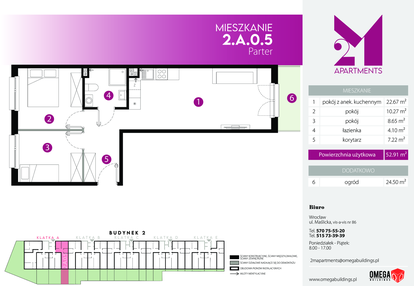 Mieszkanie w inwestycji: 2M Apartments Etap III