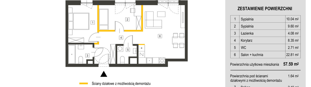 Mieszkanie w inwestycji: Apartamenty Dębowa