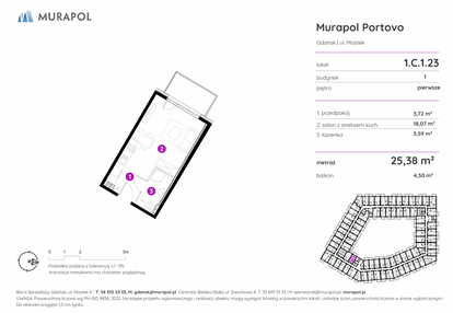 Mieszkanie w inwestycji: Murapol Portovo etap II